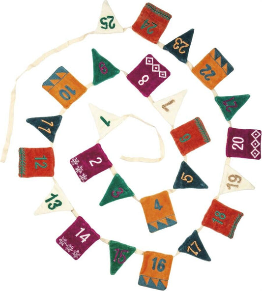 Primitives Countdown Garland - Bohemian