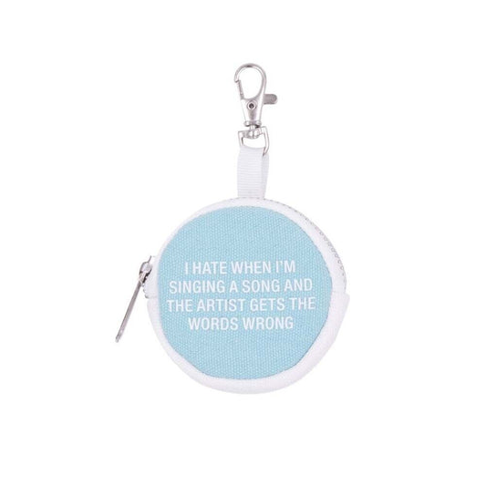 About Face Designs Words Wrong Earbud Case