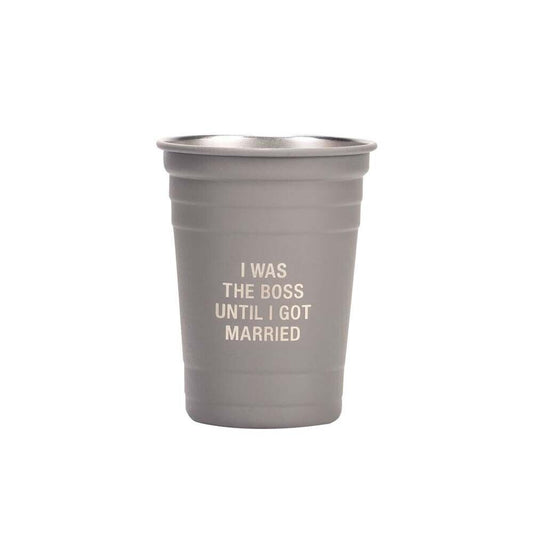 About Face Designs Boss Party Cup