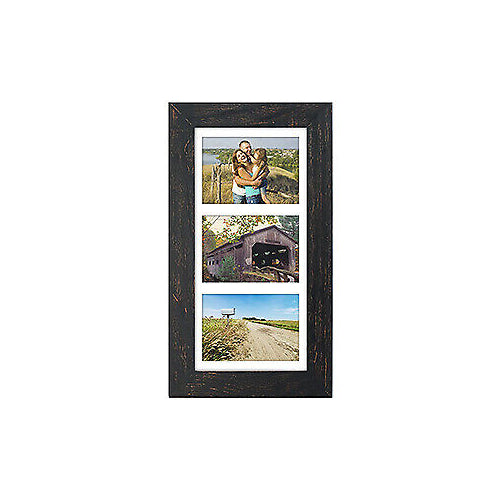 Malden 3 Opening 5x7 Rough Black Manhattan Frame