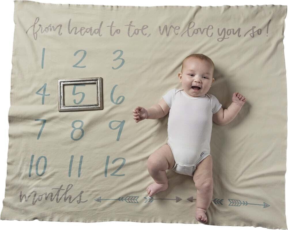 Primitives Milestone Blanket - From Head To Toe, We Love You