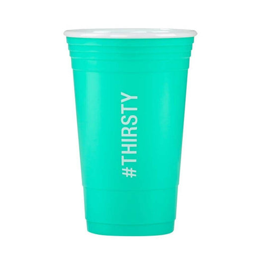 About Face Designs #Thirsty Party Cup