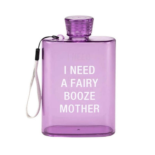 About Face Designs Booze Mother Acrylic Flask