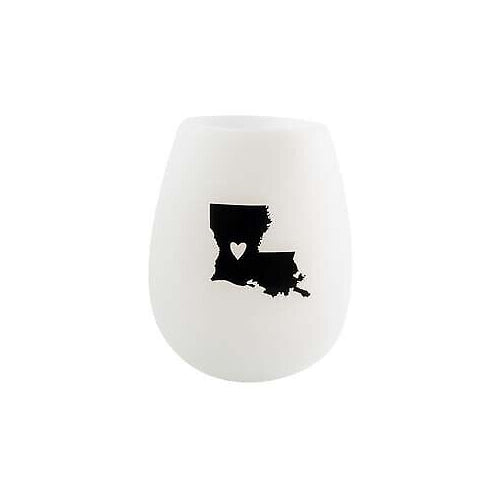 About Face Designs Louisiana Silicone Wine Glass