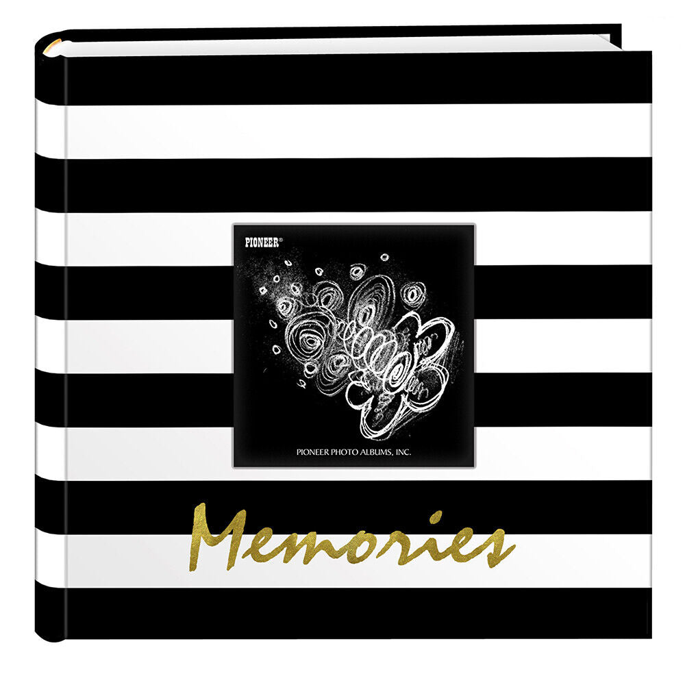 Pioneer 200 Pocket Photo Album -Memories Stripe