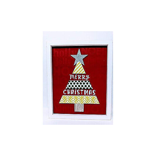 Malden Merry Christmas Tree Sign