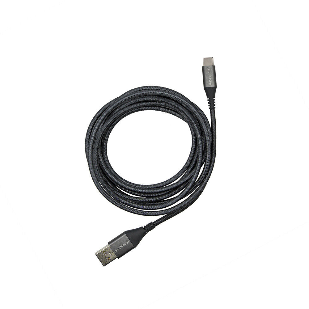 Promaster USB-C to USB-A Braided Cable 2 meter