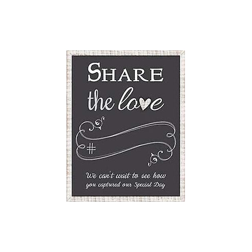 Malden Share the Love Chalk Wedding Board