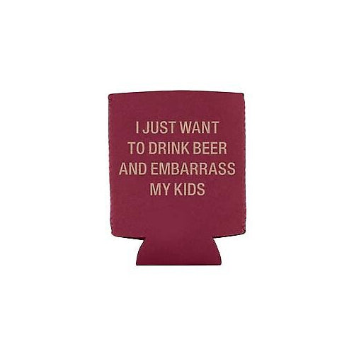 About Face Designs Embarass My Kids Koozie