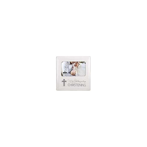 Malden 4X6 Christening Ceramic Frame