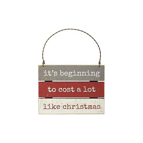 Primitives Slat Ornament - Cost A Lot Like Christmas