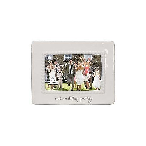 Malden 4x6 Ceramic Our Wedding Frame