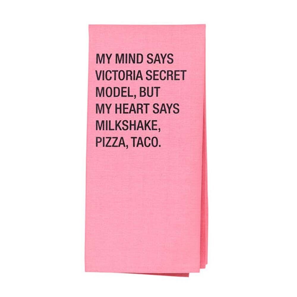 About Face Designs Milkshake, Pizza and Taco Tea Towel