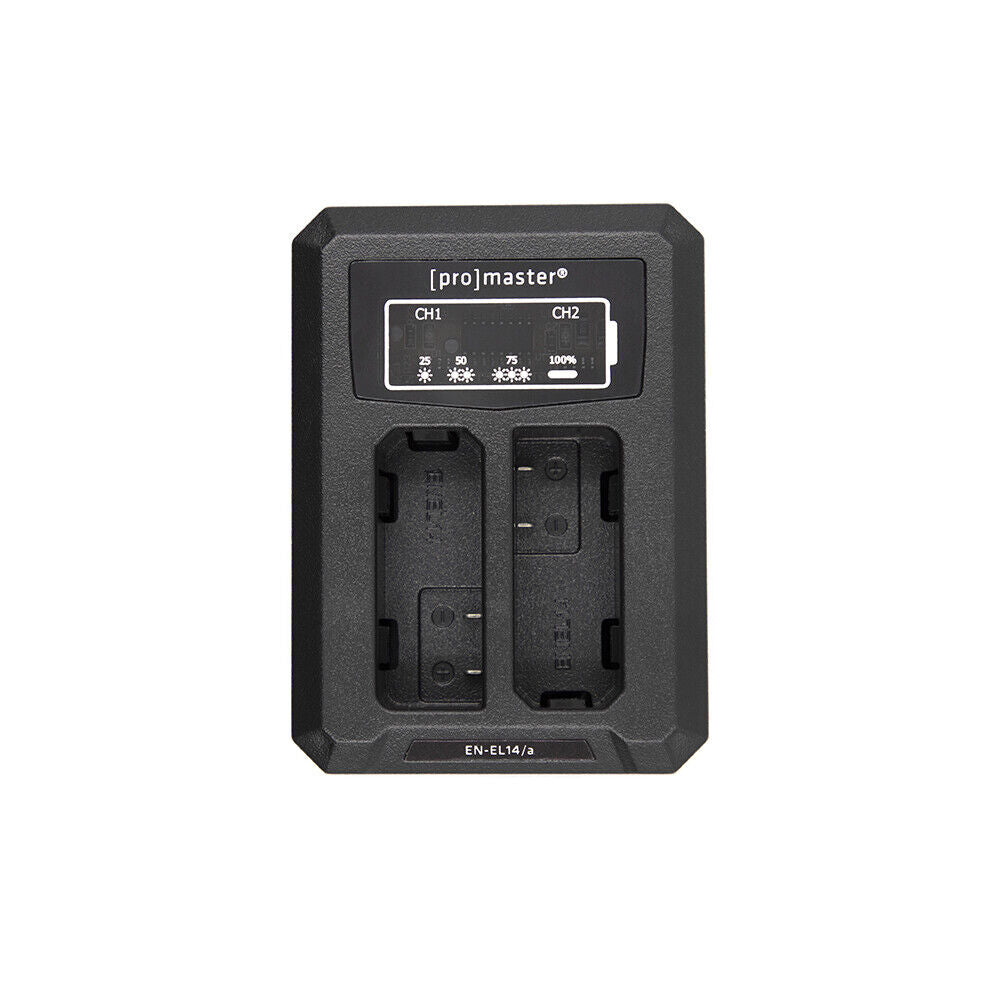 Promaster Dually Charger - USB for Nikon EN-EL14