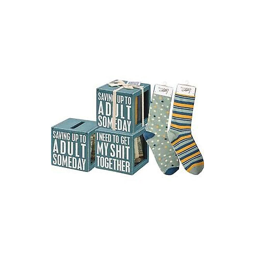 Primitives Bank & Socks Set - Saving Up To Adult