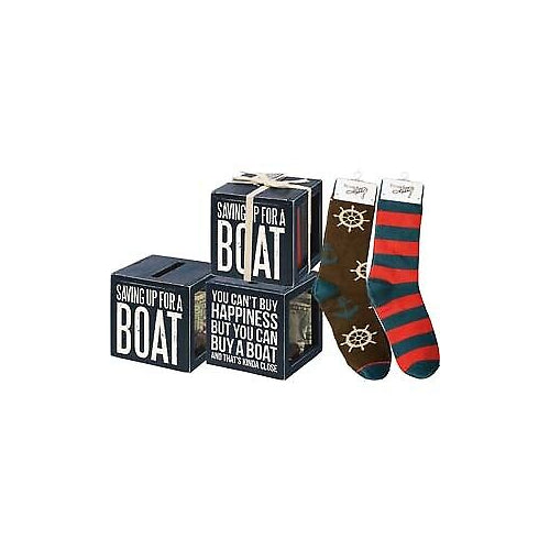 Primitives Bank & Socks Set - Saving Up For A Boat