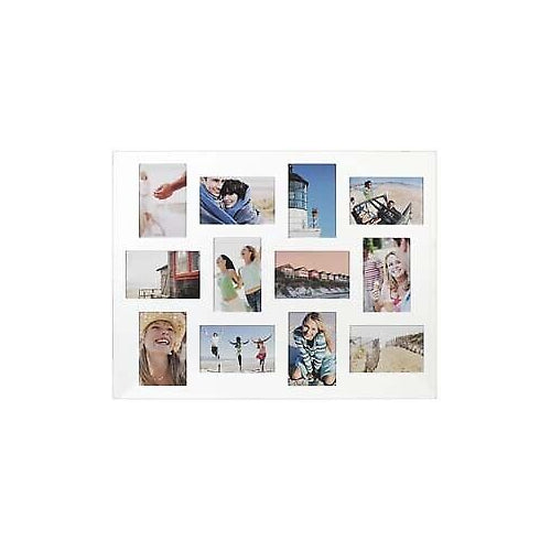 Malden Modern Wall Frames Biltmore Collage Picture Frame, 12-4x6, White