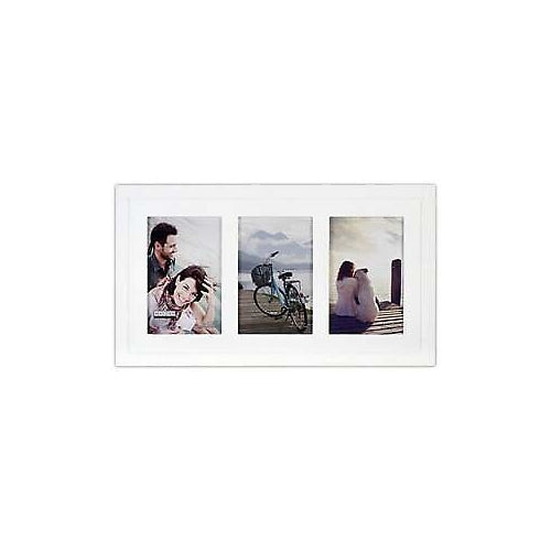 Malden 3-Op. 4x6 White Routed Frame