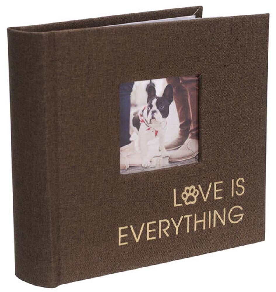 Malden 1-Up Love Is..Pet Brown Fabric Album