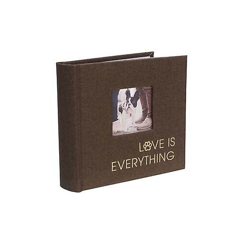 Malden 1-Up Love Is..Pet Brown Fabric Album
