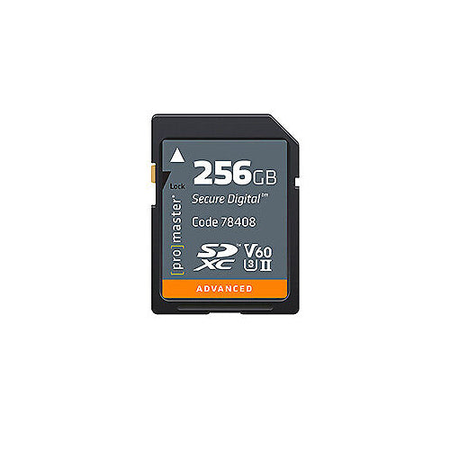 Promaster 256GB SDXC Advanced UHS-II V60 Memory Card