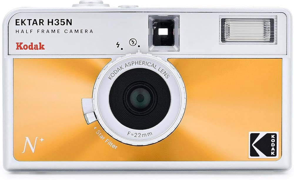 Kodak EKTAR H35N Half Frame Film Camera (Orange)