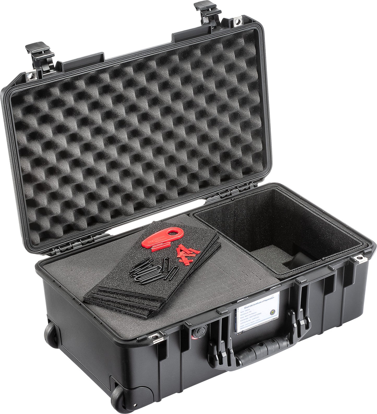 Pelican 1535Air Carry on Case with Foam and Trekpak Dividers (Black)