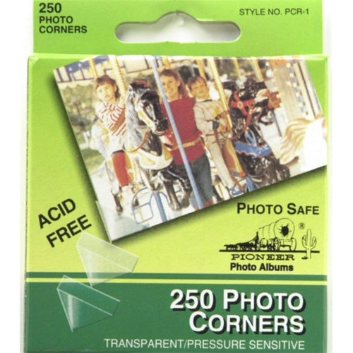 Pioneer Self-Adhesive Clear Photo Corners-250 pk