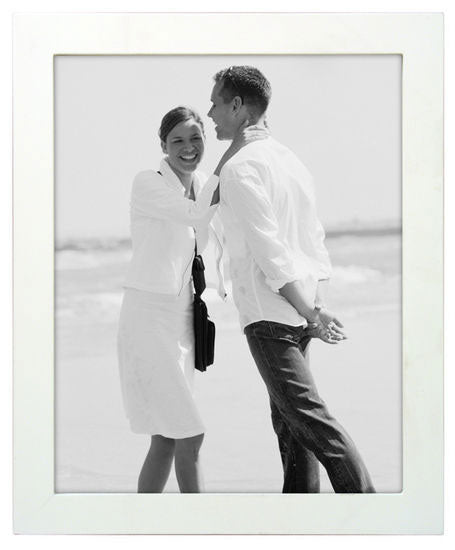 Malden Linear White Wood 5x7 Frame