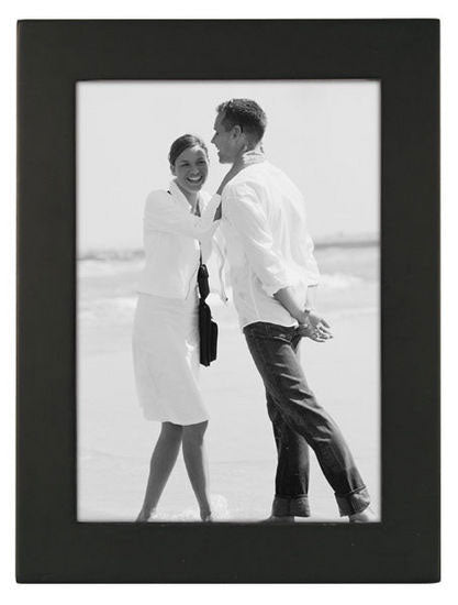 Malden Linear Black Wood 5x7 Frame