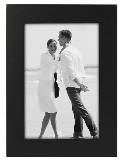 Malden Linear Black Wood 4x6 Frame