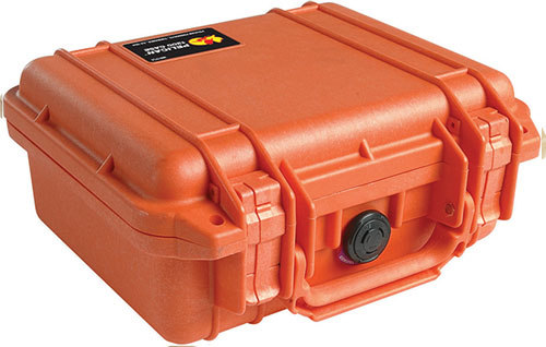 Pelican 1200 Case with Foam (Orange)
