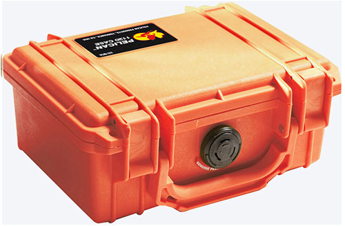 Pelican 1120 Case with Foam (Orange)
