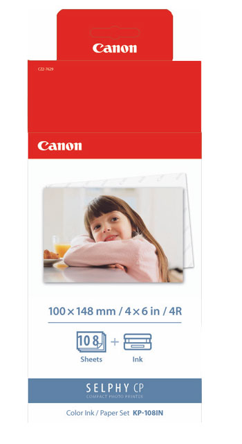 Canon KP-108IN Color Ink/Paper Set (Replaces KP-108IP)