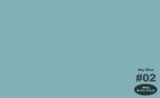 Savage Seamless Background Paper 53" x 12 yd Sky Blue