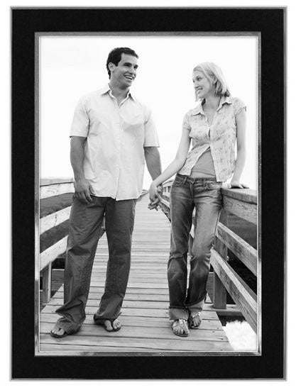 Malden Black 8x10 Sleek Metal Frame