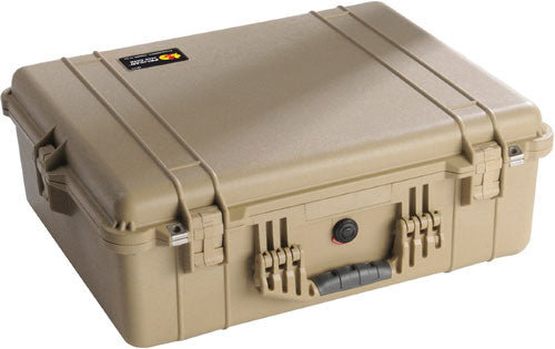 Pelican 1600 Case with Foam (Desert Tan)