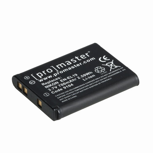 Promaster EN-EL19 Digital Camera Battery (fits Nikon)