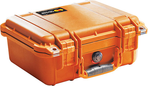 Pelican 1400NF Case without Foam (Orange)