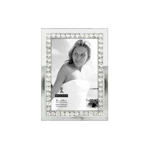 Malden Jeweled Mirror Picture Frame 5x7 inch