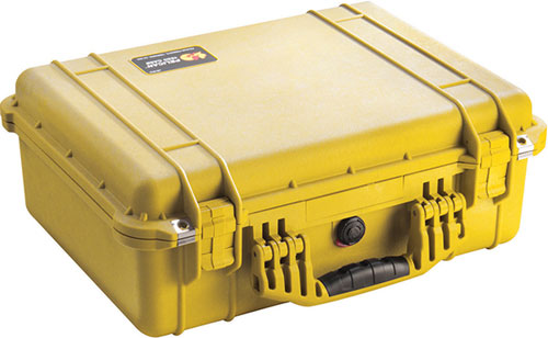 Pelican 1520NF Case without Foam (Yellow)