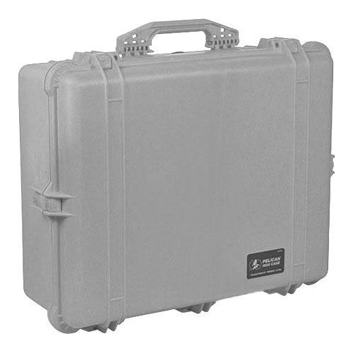 Pelican 1600NF Case without Foam (Silver)