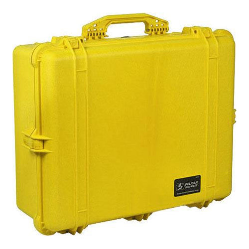 Pelican 1600NF Case without Foam (Yellow)