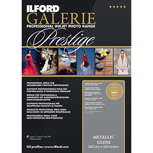 Ilford GALERIE Prestige Metallic Gloss Paper 13x19 50 Sheet Box
