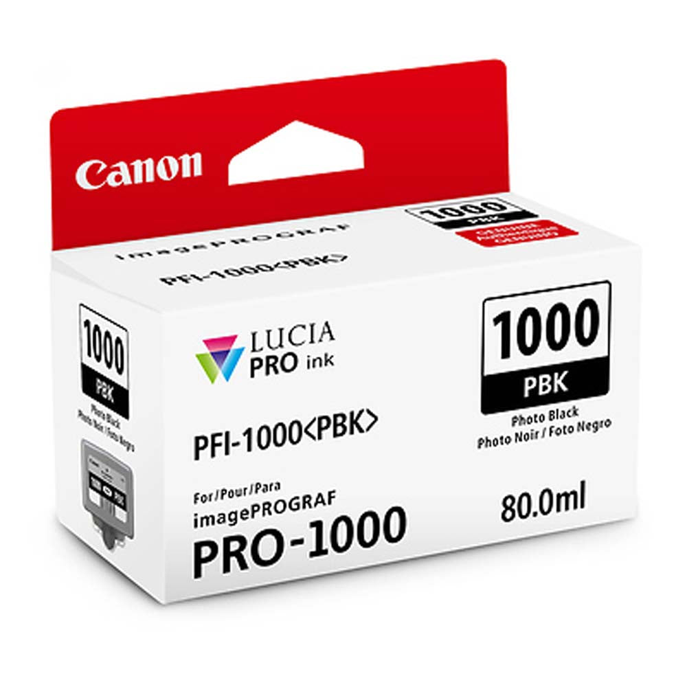 Canon PFI-1000 PBK LUCIA PRO Photo Black Ink Tank (80ml)
