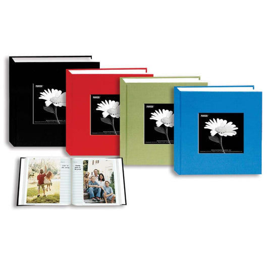 Pioneer 100 Pocket Photo Album - Classic Colors Fabric