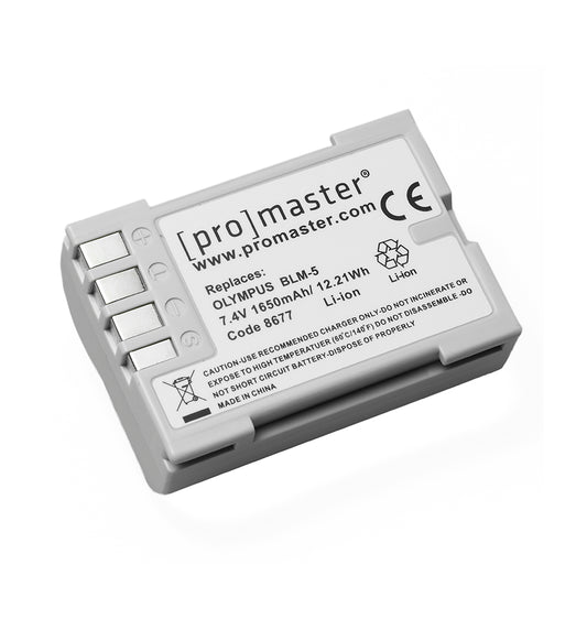 Promaster BLM-5 XtraPower Lithium Ion Replacement Battery for Olympus