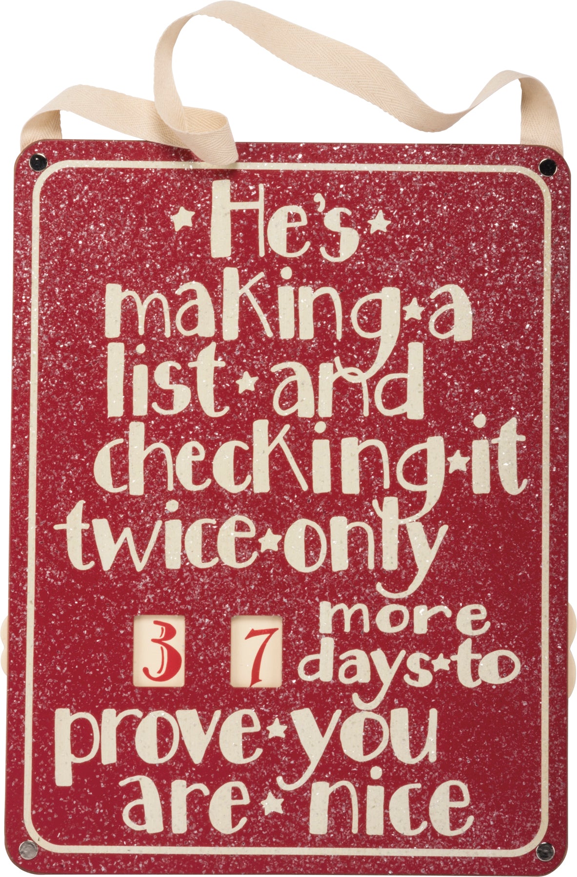 Primitives Countdown Making a List Sign