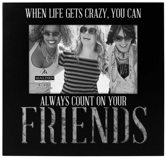 Malden 4x6 Count on Friends Frame