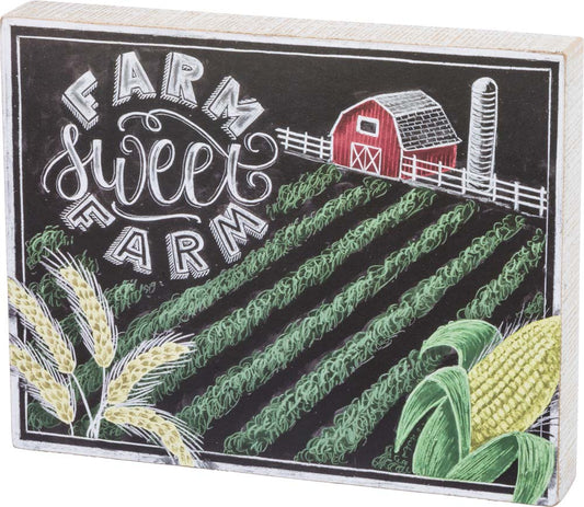 Primitives Chalk Sign- Sweet Farm